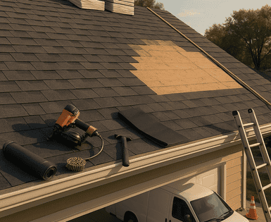 music photography from a rooftop